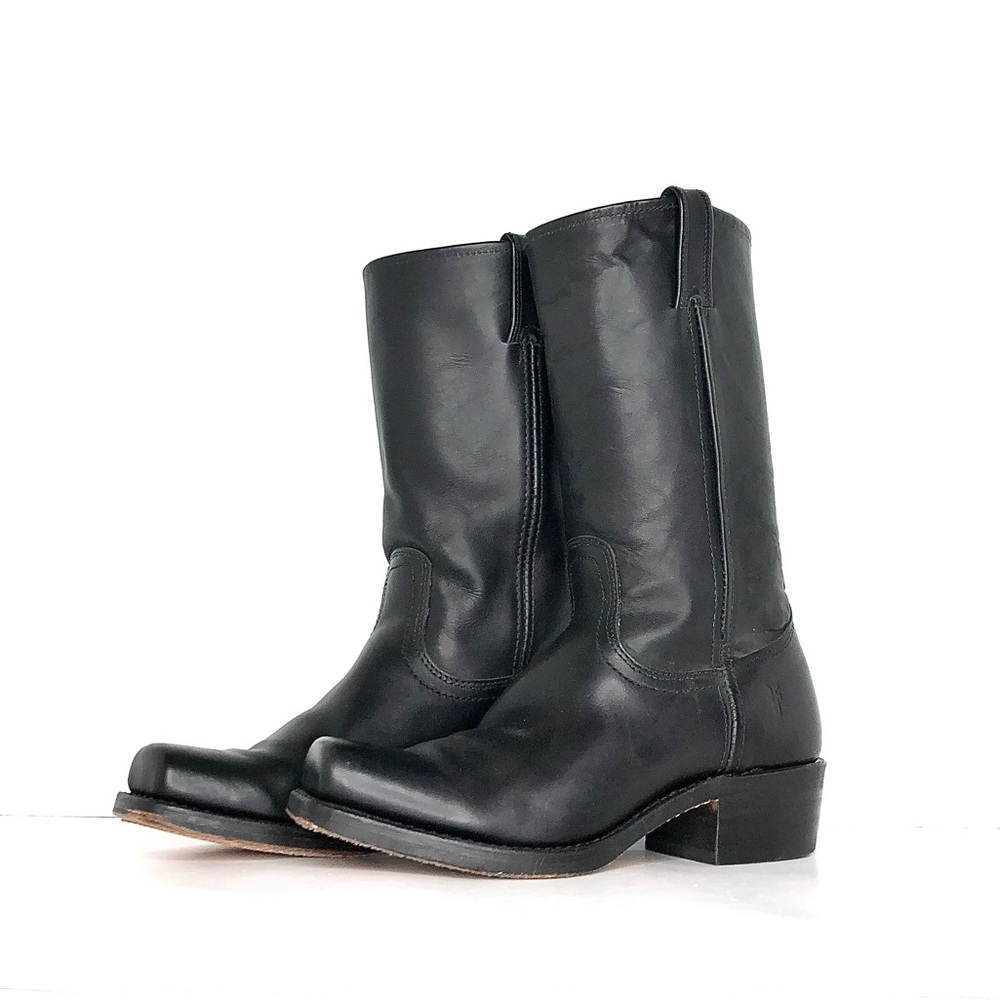 Frye Cavalry Campus Tall Square Toe Pull On Riding Heeled Boots Women’s 9